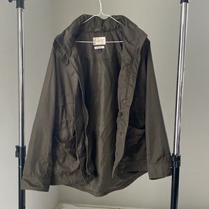 Universal Thread Green Water Resistant Jacket, Large